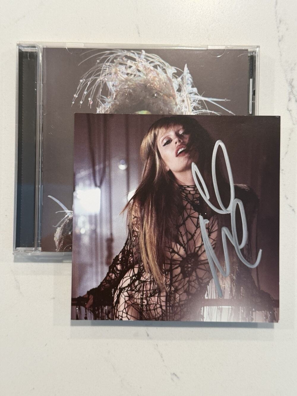 Miley Cyrus Something Beautiful CD Hand Signed Exclusive Photograph Insert